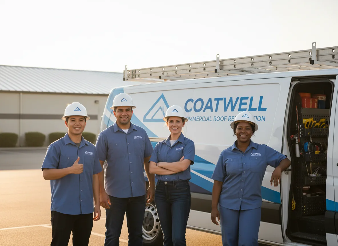 Commercial roof coating company in Kenney, IL